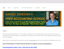 Tablet Screenshot of freeaccountingschool.com